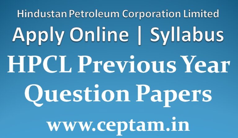 Hpcl Previous Year Question Papers Ceptam Hpcl Previous Year Question Papers Ceptam
